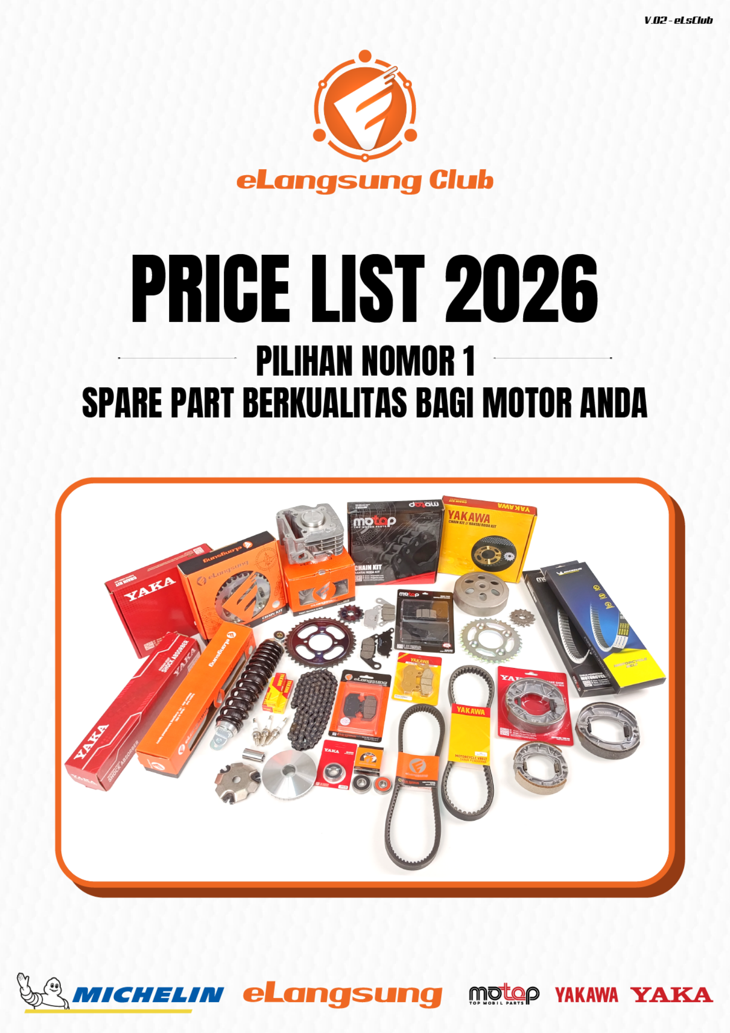 Sampul Price List 2026 eLangsung Club